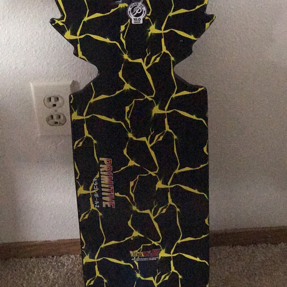 Primitive Goku sayain skateboard deck